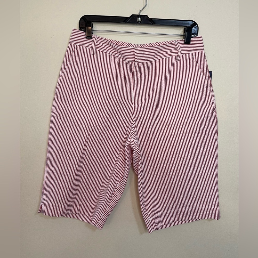 Chaps Women’s Casual Bermuda Striped Size 8. NWT - Picture 7 of 17